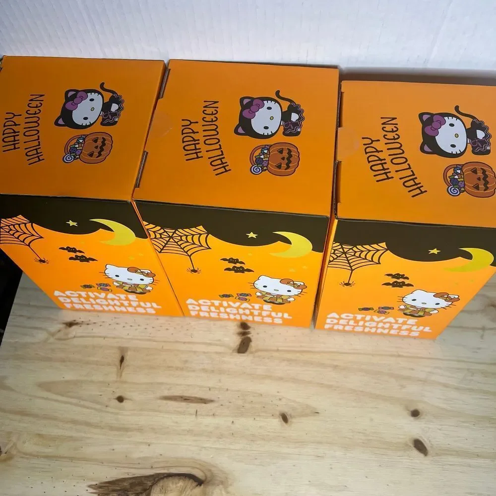 Hello Kitty Halloween Reed Diffuser Lot of 3‎ Cinnamon Vanilla NEW FREE Shipping